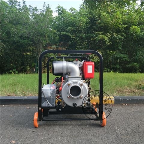 便携式4寸电启动柴油水泵抽水机HS40DPE