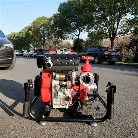 手推移动式柴油2.5寸消防水泵