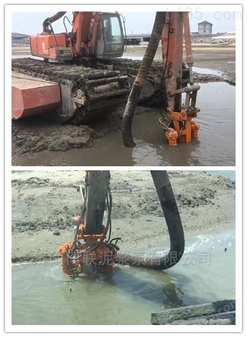 河道清淤设备-液压绞吸泵-挖机水库清淤泵