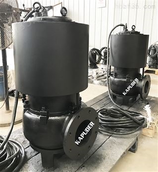 7.5KW WQ型自循环水冷却潜水排污泵 污水泵干式安装 凯普德
